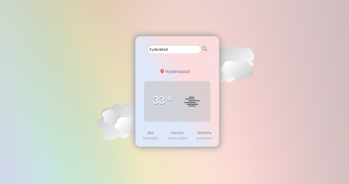 responsive weather website